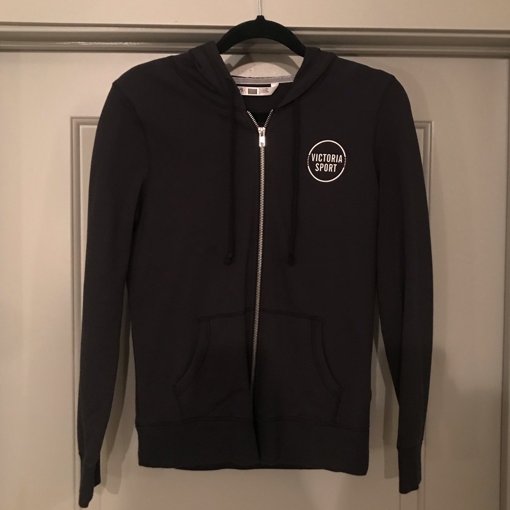 Victoria’s secret black zip up hoodie
